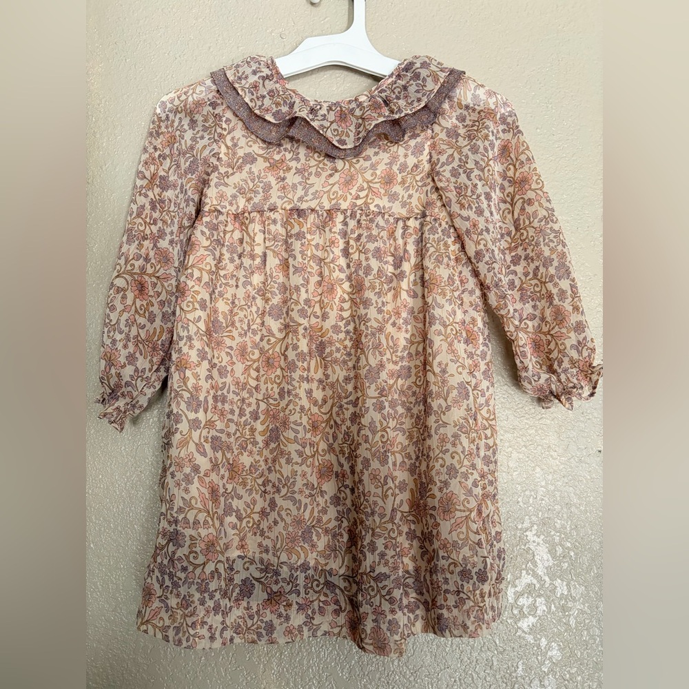 Zara Floral Ruffle Dress